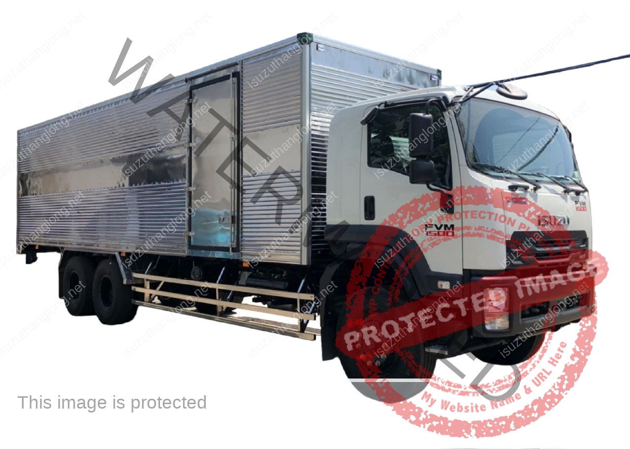 ISUZU FVM1500 3 Chân Thùng Kín Tải Trọng 15 Tấn