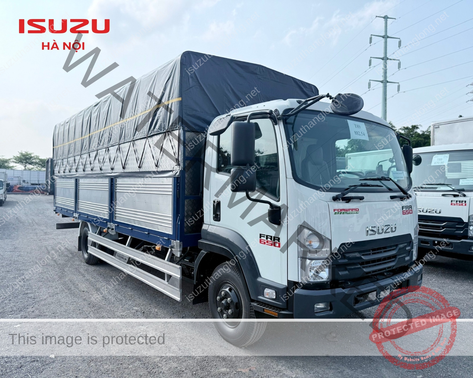 ISUZU FRR650 Thùng Bạt Tải Trọng 6 Tấn