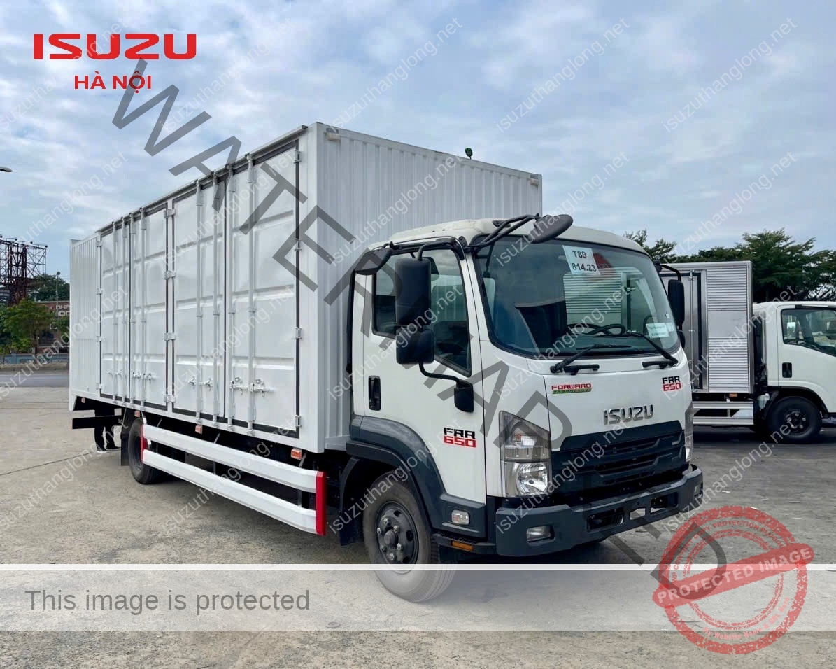ISUZU FRR650 Thùng Kín Cont Tải Trọng 5.6 Tấn