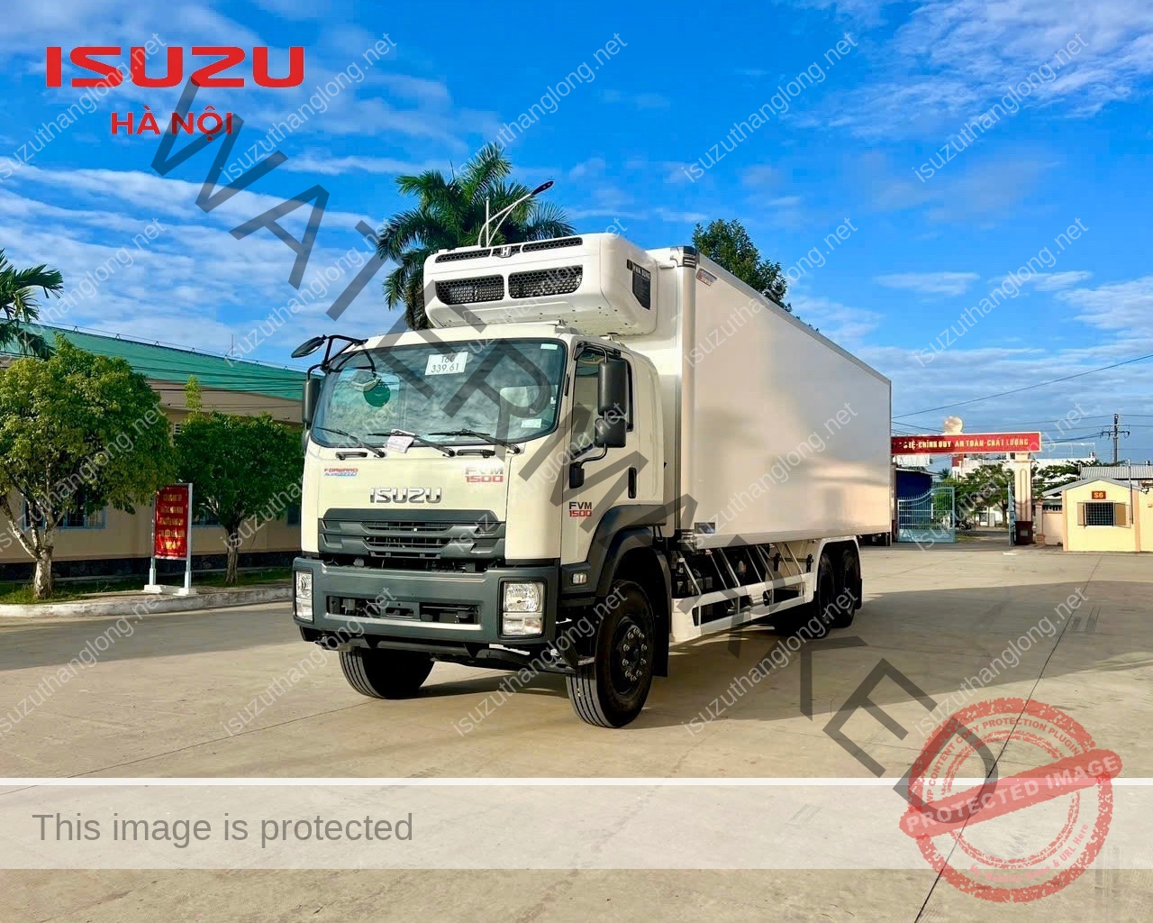ISUZU FVM1500 Thùng Đông Lạnh Tải Trọng 14 Tấn