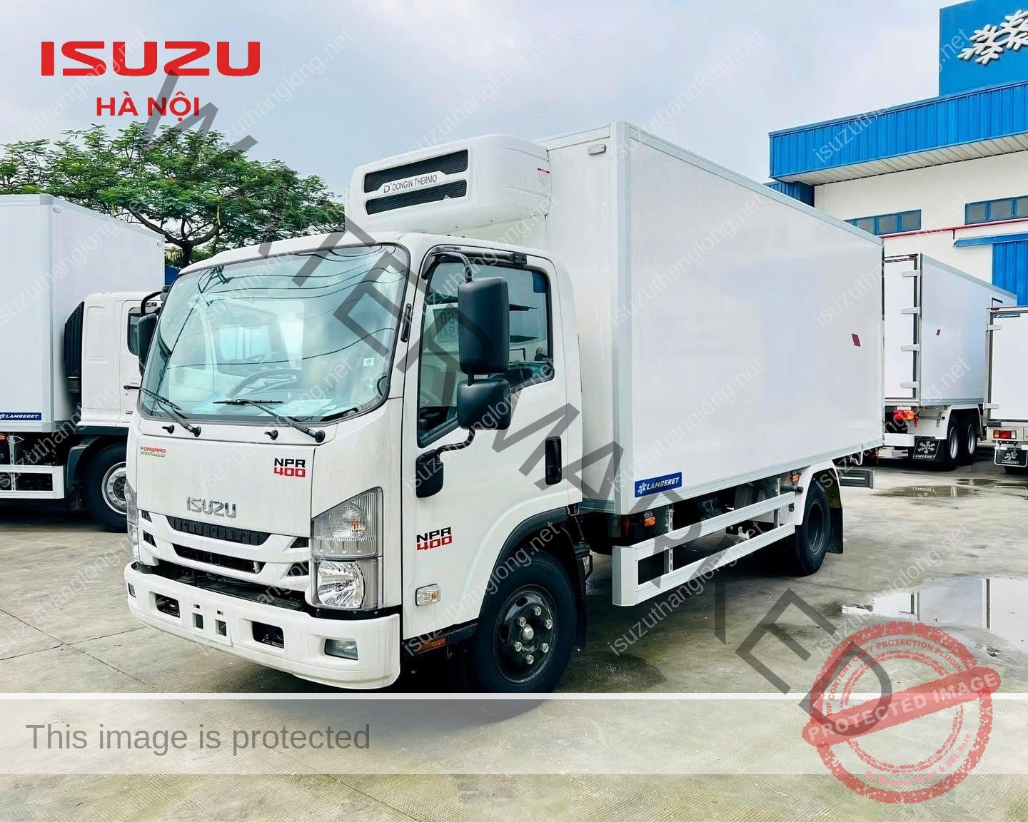 ISUZU NPR400 Thùng Đông Lạnh Tải Trọng 3.5 Tấn