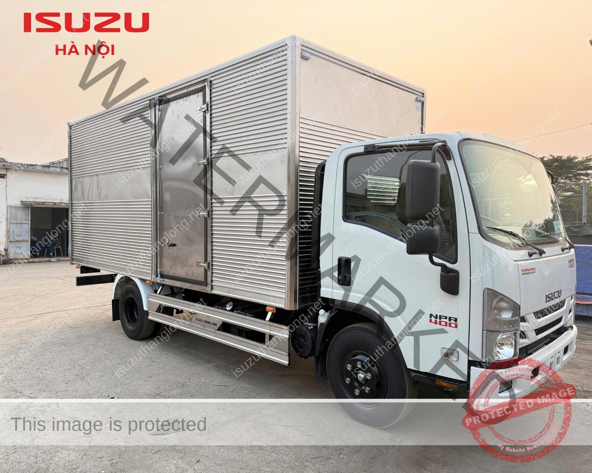 ISUZU NPR400 Thùng Kín Tải Trọng 3.5 Tấn