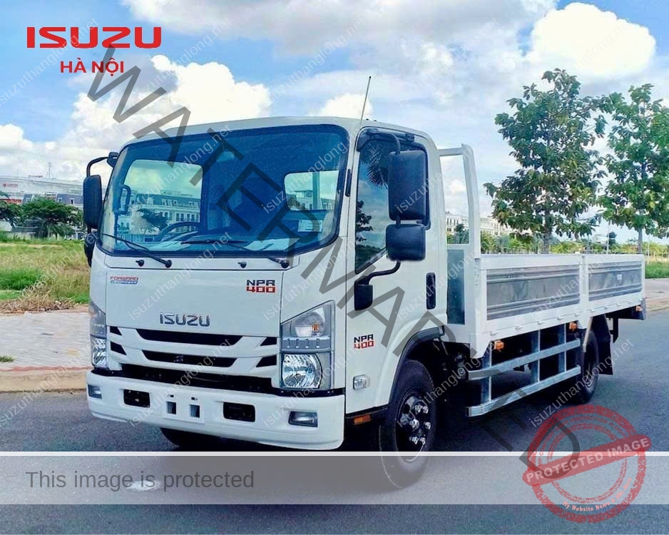 ISUZU NPR400 Thùng Lửng Tải Trọng 4 Tấn