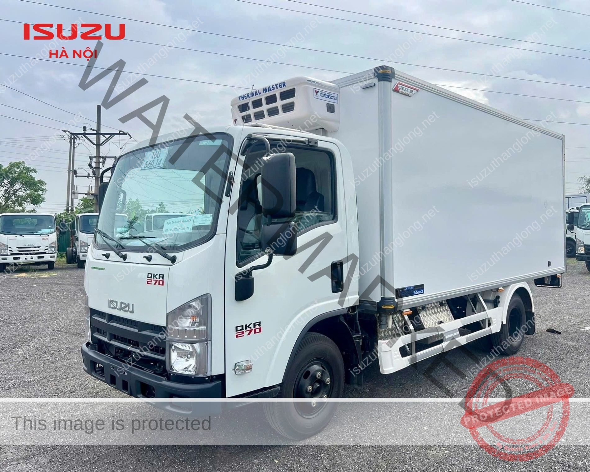 ISUZU QKR270 Thùng Đông Lạnh Tải Trọng 1.9 Tấn – 2.4 Tấn