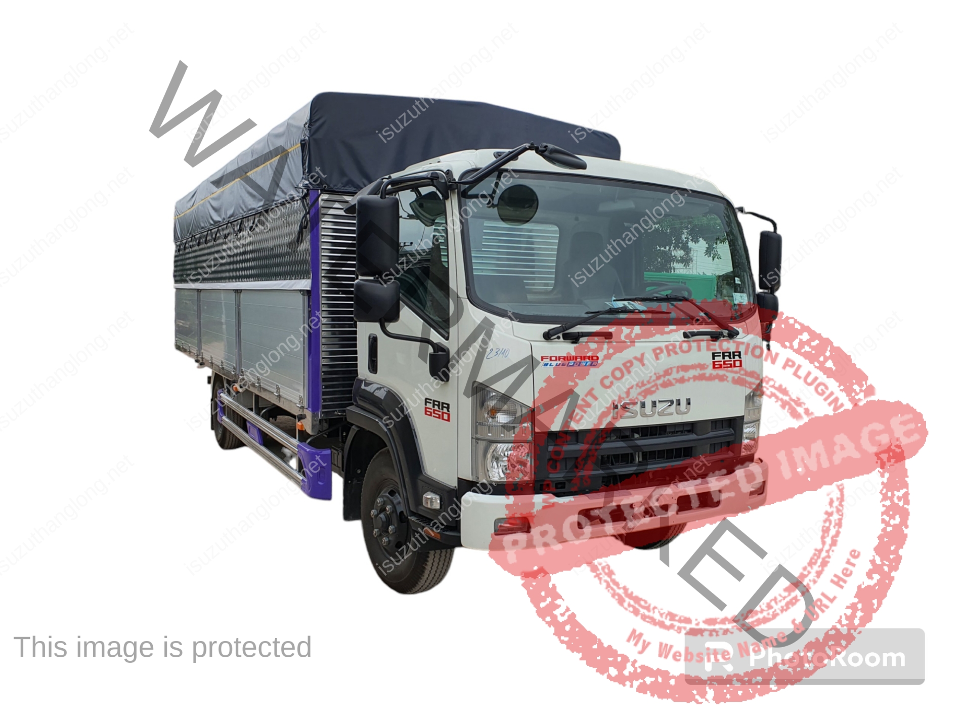 ISUZU FRR650 Thùng Bạt Tải Trọng 6.4 Tấn